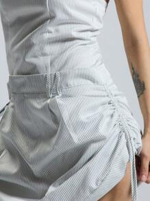 MUSERA Robe à bandeau double couche en sergé, style printemps été, mignonne pour les vacances, douce
