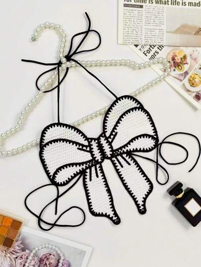 Temporada De Bodas, Sujetador Femenino Elegante Con Adorno De Lazo Dulce