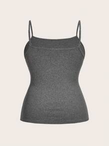 Flirla Kích thước lớn Độ co giãn Cao Sọc Ruffle Áo ba lỗ Bộ - Nhiều màu - Xem 8