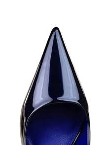 9283-A5 Simple Patent Leather High Heels For Women, Classic Pointed Toe Design, Perfect For Work