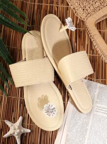 SHUZIA Women's Flat Sandals - Beige - View 3