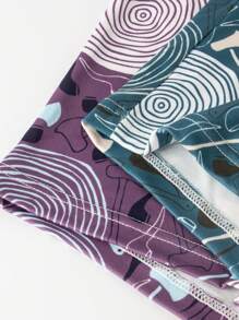 Men's 5pcs/Set Printed Tape Boxer Briefs