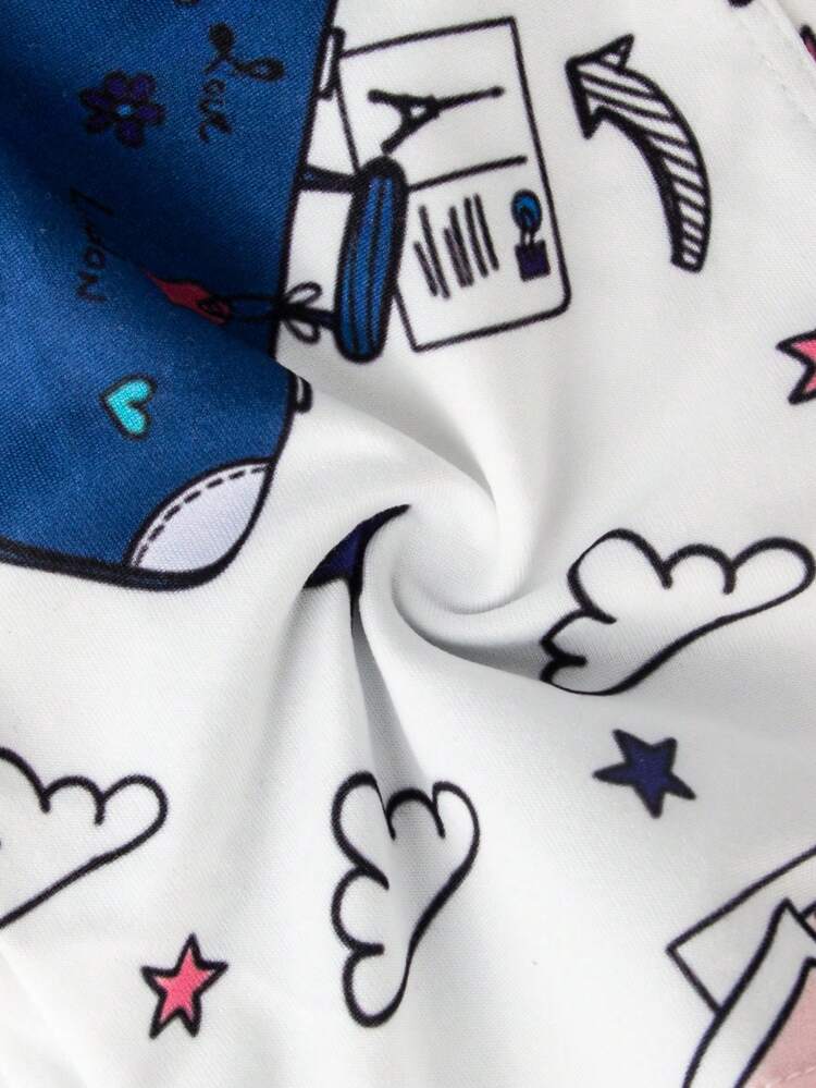 Men Digital Printed Boxer Briefs, 5pcs/Set