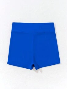 Swim Basics Summer Beach Women's Solid Color Bikini Bottom