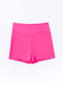 Swim Basics 女士純色游泳褲底 - 玫紅色 - 查看 4