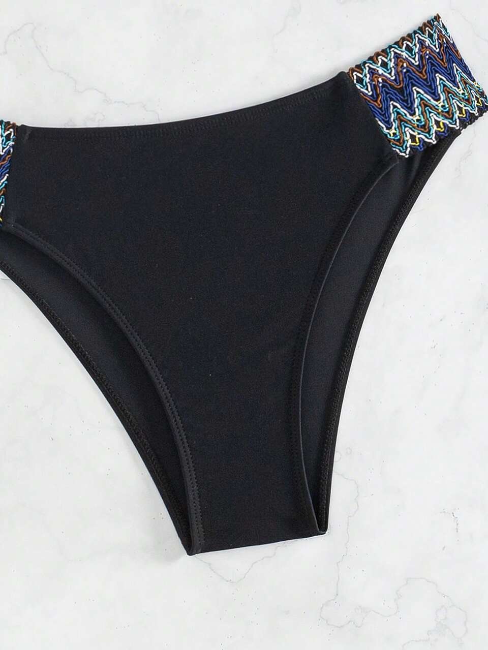 Women's Wave Stripe Bikini Set Summer Beach