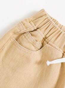 SHEIN Teen Boy's Distressed Straight-Leg Jeans - Khaki - View 5