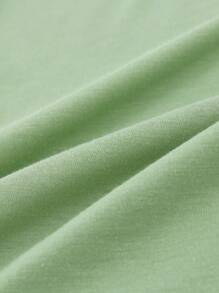 SHEIN Young Girl's Lovely Frog Pattern Short-Sleeved T-Shirt - Green - View 5