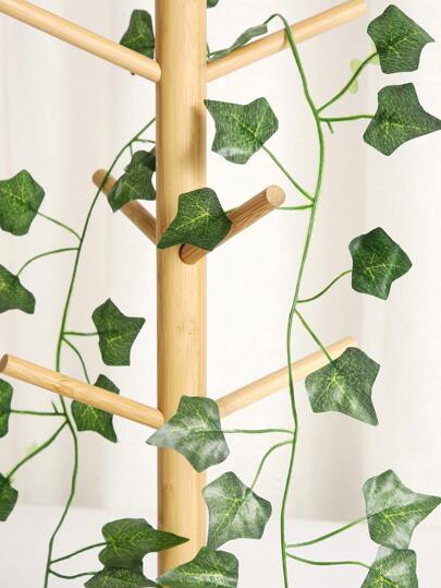 2 m Plante artificielle Lierre vert Guirlande de feuilles Soie Suspension murale Vigne Décoration maison et jardin Mariage Fête DIY Fausse couronne de feuilles Décoration de chambre, Plantes artificielles, Décoration d'automne, Pièce, Bureau, Décoration de jardin, Articles de décoration de pièce Cadeau de Noël
