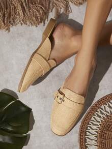 SHUZIA Women's Flat Shoes - Apricot - View 3