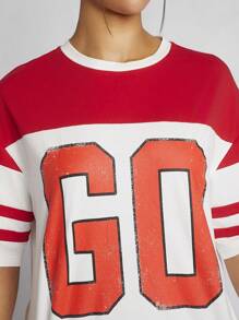 Hauture Graphic Sports Drop Shoulder Oversized T-Shirt