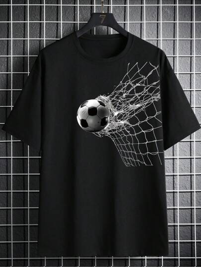 Teen Boys' Soccer Printed T-Shirt