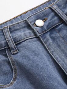 Dazy X KIMYOUJUNG Slim Fit Flared Jeans