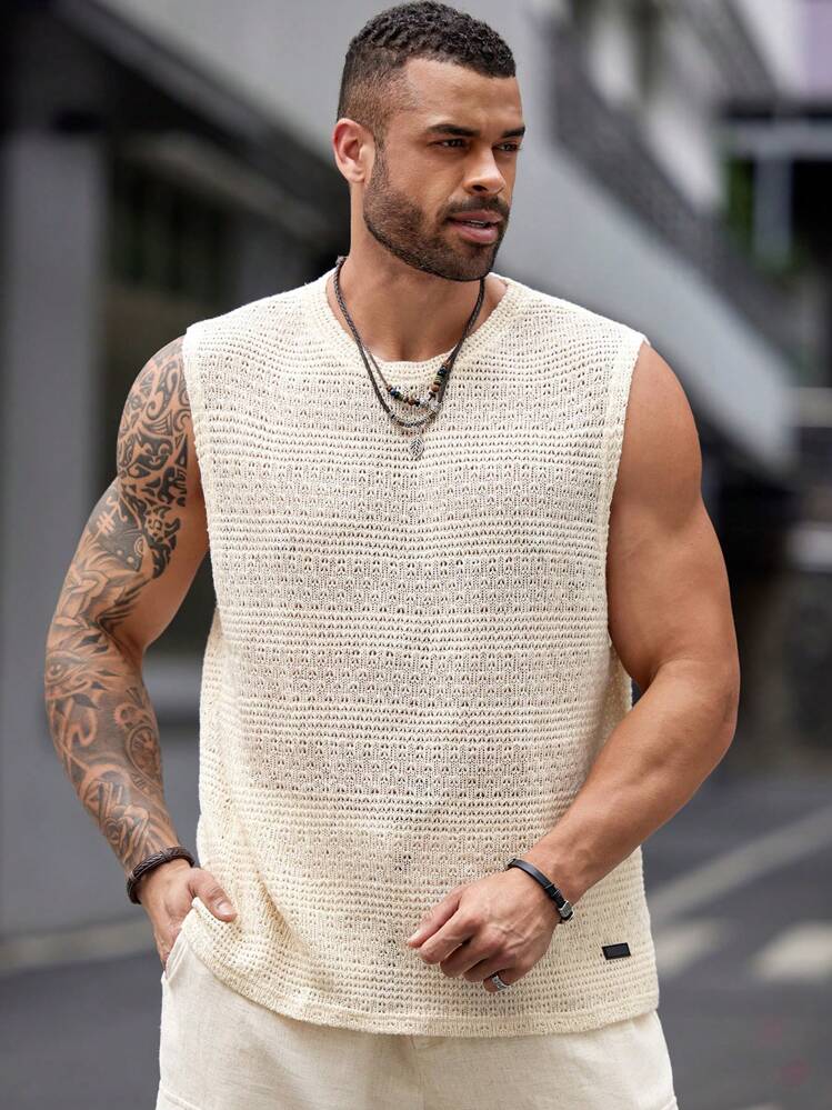 Cream sweater tank store