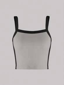 Chiquease 女款色塊肋紋背心上衣（3入組） - 彩色 - 查看 4