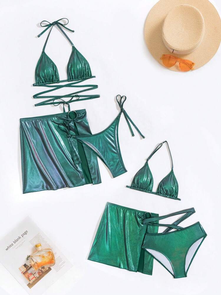 Ladies' Halter Bikini Set Summer Beach