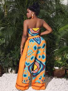 Slaydiva Printed Holiday Outfit - Multicolor - View 7