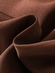 Elladie kids 年轻女孩时尚百褶迷你裙，适合春夏季 - 駝色 - 查看 3