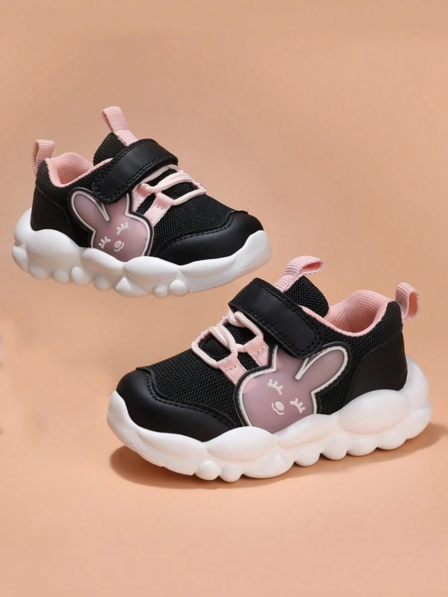 Giày thể thao chunky dây buộc dây móc và vòng dây cho bé gái dành cho hoạt động ngoài trời - màu đen - Xem 1