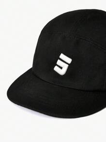 SHEIN 1 pieza Gorra de béisbol simple con bordado - Negro - Ver 6
