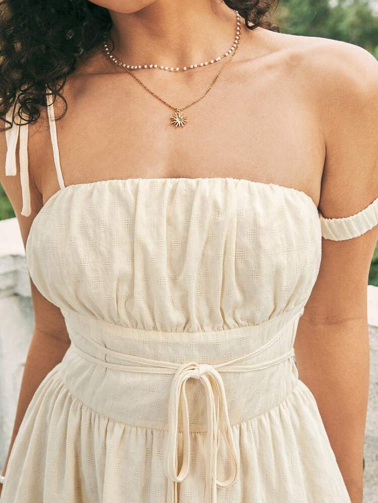 Women's Spring Summer Casual Asymmetrical One Shoulder Vacation Dress