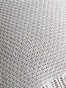 SHEIN Swim Top Halter Tejido Blanco Con Cuello Redondo De Un Solo Color Y Falda Drapeada Para Cubrirse, Ideal Para El Verano, Playa Y Natación