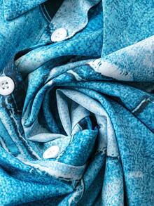 SHEIN LUNE Kích thước lớn Của phụ nữ In chắp vá Đầm - Nhiều màu - Xem 4