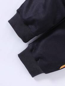SHEIN Baby Boy Casual Hooded Outfit