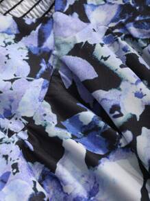 DAZY 女士印花吊带背心，波西米亚风上衣，娃娃衫度假装扮 - 彩色 - 查看 8