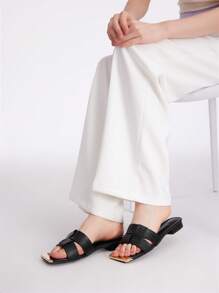 MOTF PREMIUM WOVEN COMFORTABLE FLAT SANDALS FOR WOMEN VACATION, SUMMER SPRING SHOES SPRING BREAK EASTER