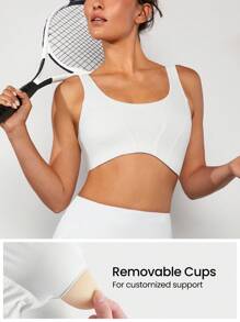 GLOWMODE FeatherFit™ Glow Figure Corset-Effect Sports Bra
