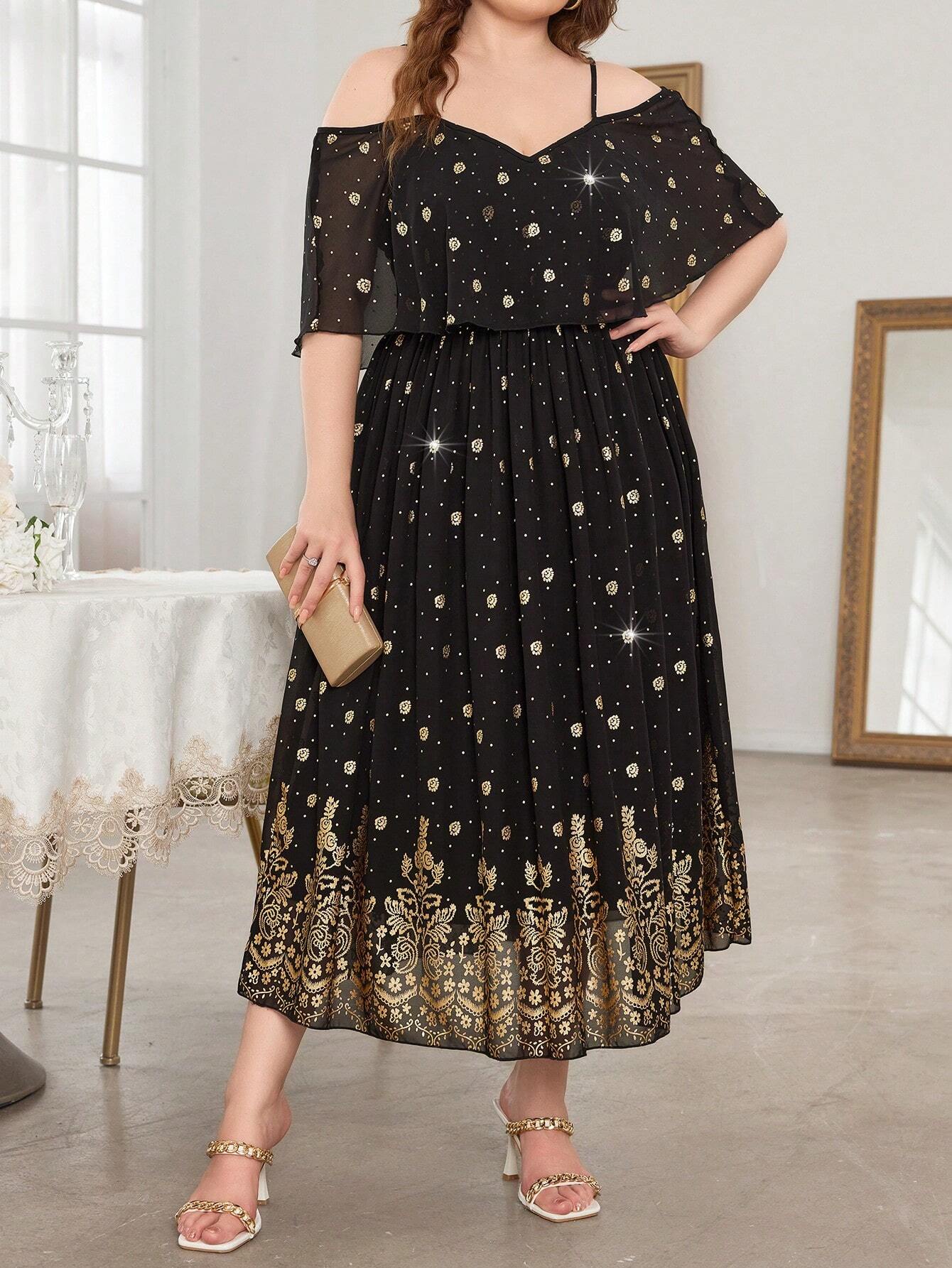 Robe NYC épaules Dénudées à Rayures - Taille XL - Occasion Très Bon état - Style Fit & Flare