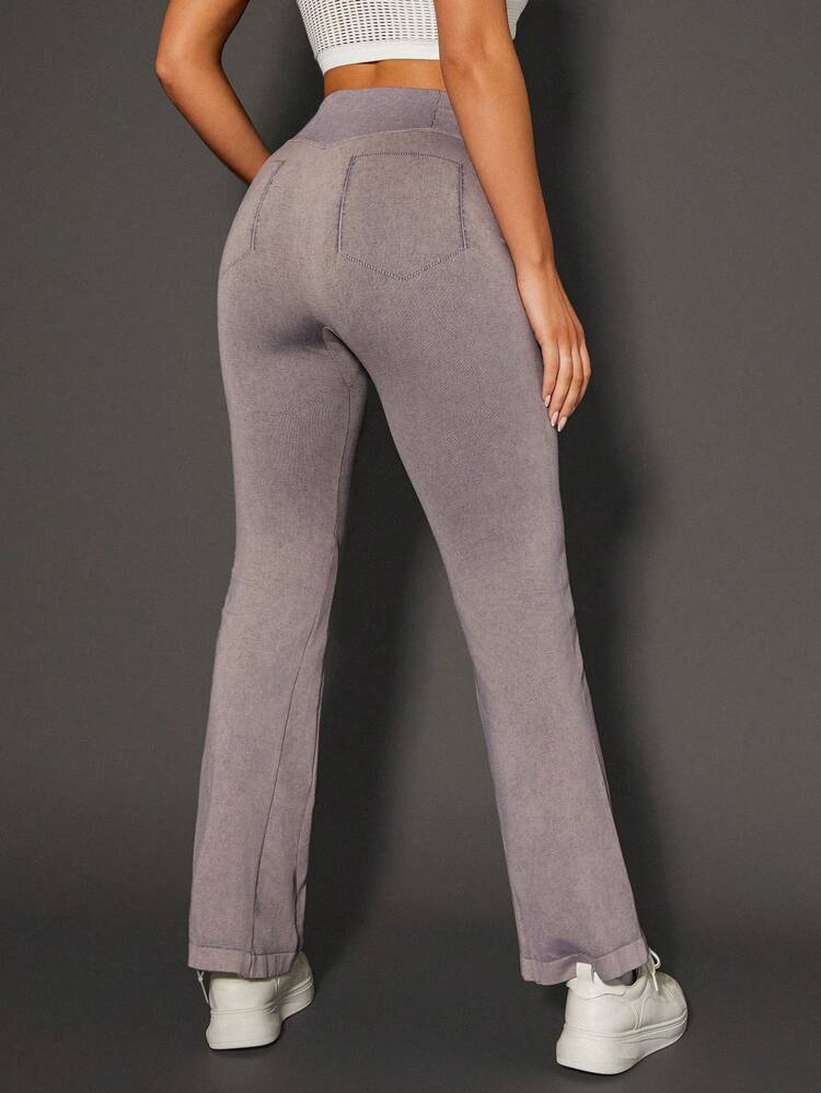 Sports Yoga Basic Seamless&V Waist With LEGGING Yoga Pants Setpants And Top