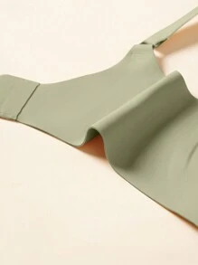 Moonlight&Mama Maternity Seamless Solid Color Bra For Mother - Green - View 9