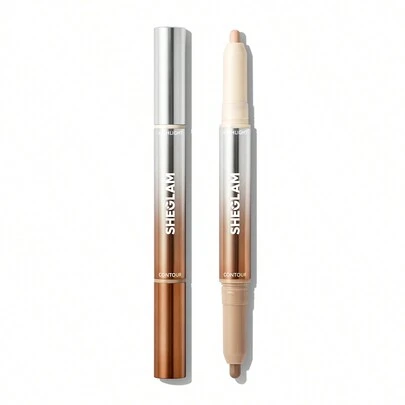 SHEGLAM LáPiz Para Contorno Y Resaltador De Nariz Fine Line 2 En 1 Pen-Umber LáPiz Para Contorno De 2 Colores Iluminador Natural De Larga DuracióN, No Graso, De Doble Uso, Multiusos, Esculpe, Suaviza Las LíNeas Finas, Contorno Cremoso Marca Belleza Maquillaje Maquullaje CosméTica Para Mujeres NiñAs Perfecto Para Invierno Primavera Verano Ideal Para Y2K Elegante Moda Adecuado Para CumpleañOs DíA De La Madre Regalo Fiesta Listo Mejor Color