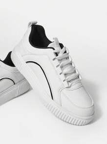 CUCCOO EASI White & Black Sequin Decor Versatile Commuter Sneakers For Women For Spring And Summer Vacation Shoes Summer Sports Shoes Casual Shoes Tainers