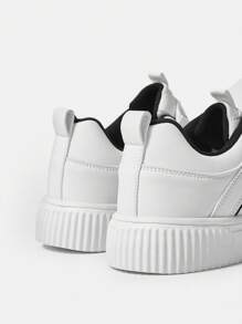 CUCCOO EASI White & Black Sequin Decor Versatile Commuter Sneakers For Women For Spring And Summer Vacation Shoes Summer Sports Shoes Casual Shoes Tainers