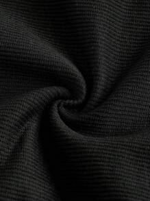 SHAPORA Của phụ nữ Màu thuần Quây Áo liền quần chặt Áo Shapewear - màu đen - Xem 7