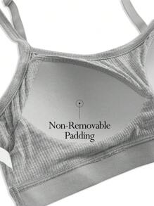 Ocili Ocili Bralette suave y elástico de 3 paquetes con copas moldeadas livianas y de tejido acanalado suave
