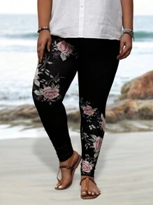 EMERY ROSE Kích thước lớn Của phụ nữ Hoa bờ biển Xà cạp Cho mùa hè - Nhiều màu - Xem 4