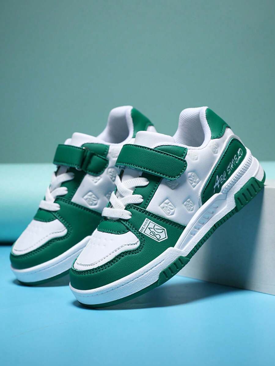 1 đôi Trẻ em Giày thể thao Da thật Chóp giầy tròn Ngoài trời Con trai Thoải mái , Sành điệu , Thoáng khí  chạy , Giày phẳng