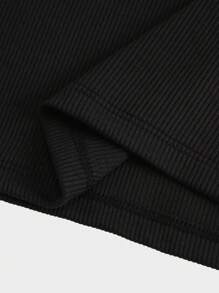 SHEIN Unity Women's Slogan Print Round Neck Sleeveless Top I PUT THE HOT IN PSYCHOTIC - Black - View 4