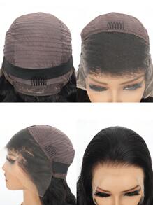 TrueHD 身體波浪紋真正的瑞士hd綁鞋帶人髮假髮與嬰兒頭頭髮預抽13x4綁鞋帶正面假髮網,適用於女性 - SNatural - 查看 8