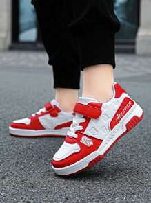 Trẻ em Giày thể thao , Da giả Chóp giầy tròn Ngoài trời Con trai Thoải mái Đúng mốt Thoáng khí  chạy Và Nội trú Giày dép , 1 đôi - Đỏ - Xem 3