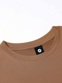 6pcs Men's Basic Long Sleeve T-Shirts, Regular Fit, Solid Color, Fashion Casual Sportswear Thin Tops, Spring & Autumn Tee, Fall Clothes