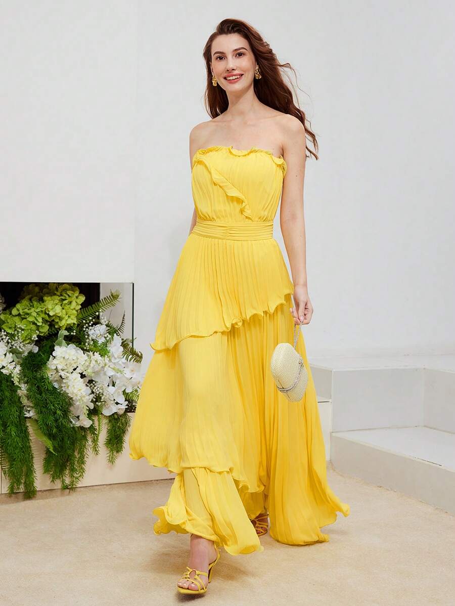 MOTF PREMIUM Eo Ruched Xếp li Váy ống