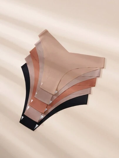 Gravid sömlösa trosor i enfärgade, 5-pack för mamma