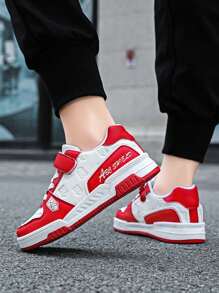 Trẻ em Giày thể thao , Da giả Chóp giầy tròn Ngoài trời Con trai Thoải mái Đúng mốt Thoáng khí  chạy Và Nội trú Giày dép , 1 đôi - Đỏ - Xem 4