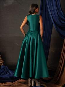 Smilprince Green Elegant And High-End Long Evening Dress For Banquet Or Party Occasions, Formal Prom Wedding Guest Gown, For Graduation, Dinner Spring - Green - View 2