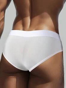 Mesh Perspective Sexy Men's Underwear - White - View 7